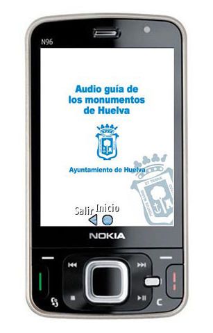 bluetooth wifi audio guide service - Huelva monuments