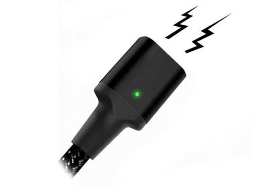 Magnetic contact charging connector