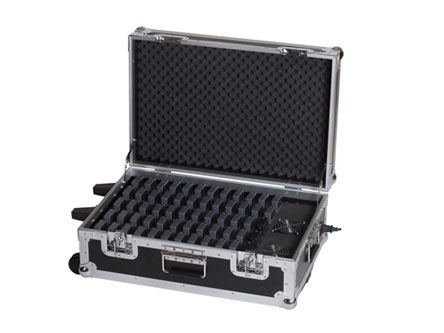 Tour guide transportation and charger suitcase SPL60 -  Tour guide system, radioguide, portable short-range wireless system, whisper system