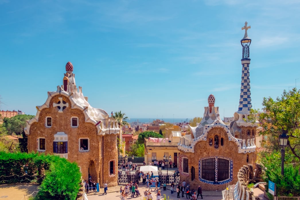 3. Audio guide of Barcelona. Park güell.