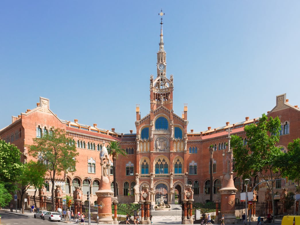19. Audio guide of Barcelona. Hospital de la Santa Creu i Sant Pau