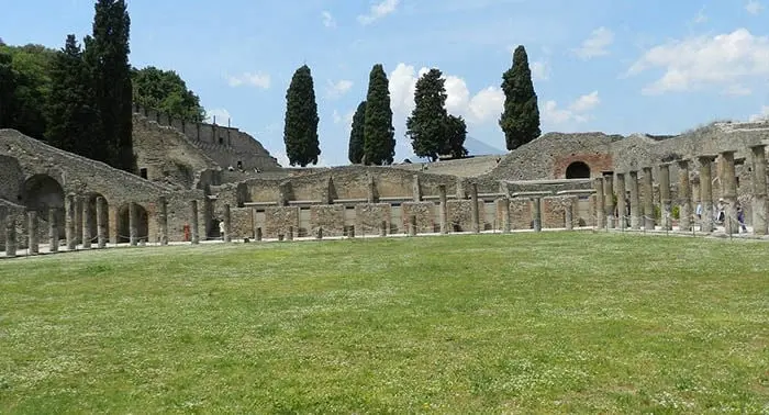 3 - Audioguide of Pompeii - The grand palestra (audioguides, audiotour) 