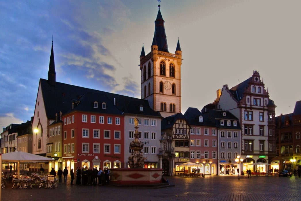 5. Trier Audioguide. The Market Square of Trier.