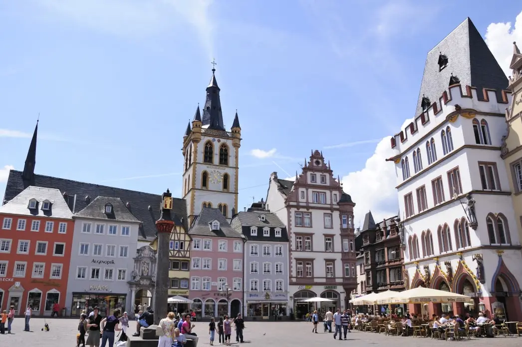 5. Trier Audioguide. The Market Square of Trier.