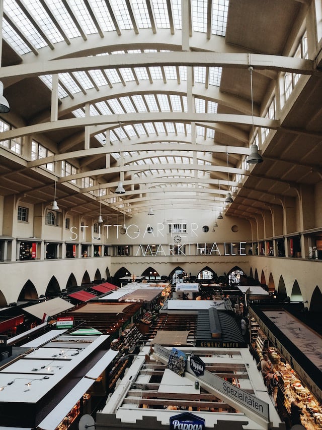 7. Stuttgart Audio Guide. The Markthalle.