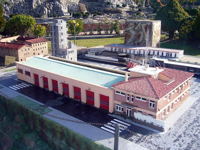  Audioguide of Catalunya in Miniature Park - the Manresa fire station