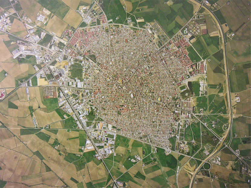 Visit to Tomelloso - Aerial view