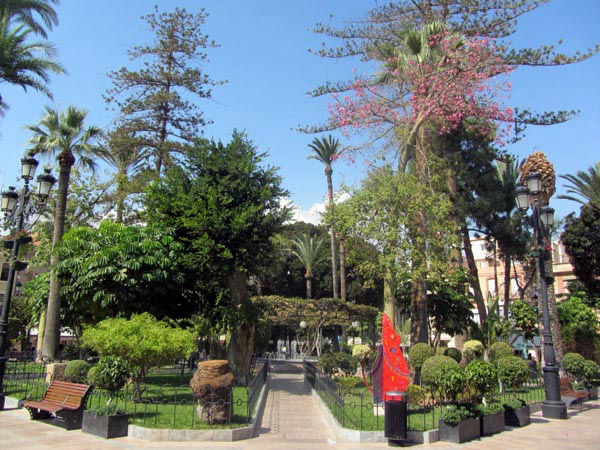 Audioguide of Aguilas - Garden of the  Square of Spain